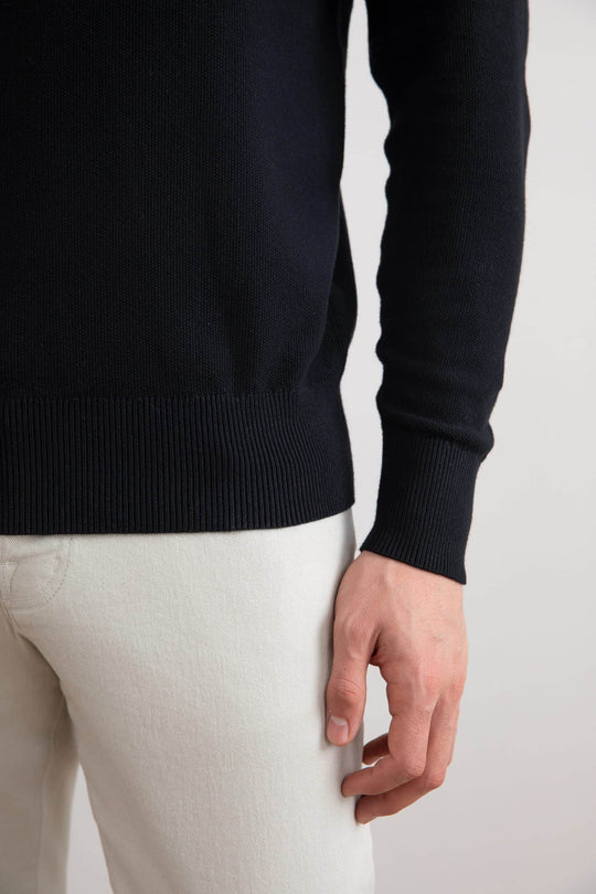 Zwarte 18mil Crewneck Sweater