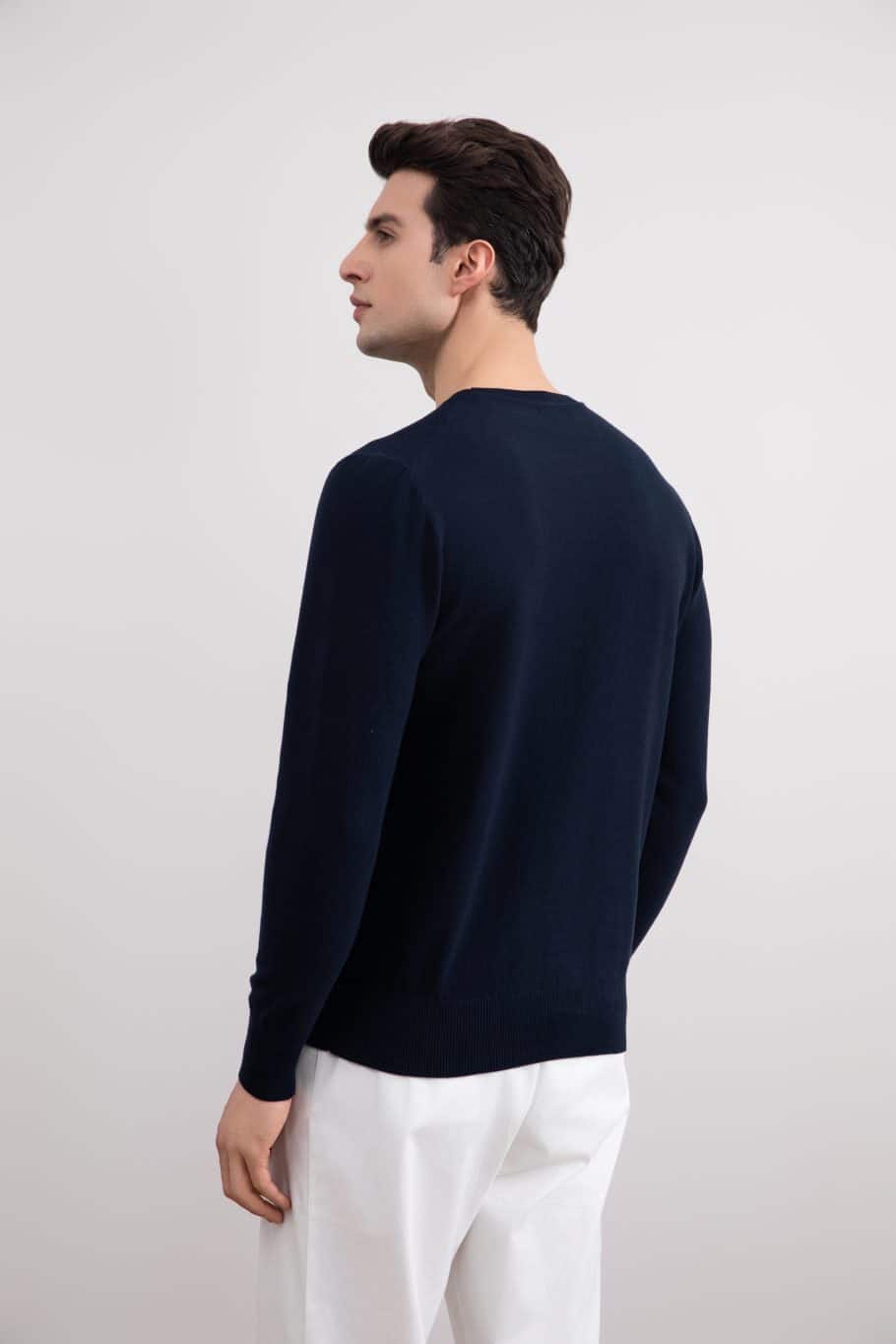 Navy 18mil Crewneck Sweater