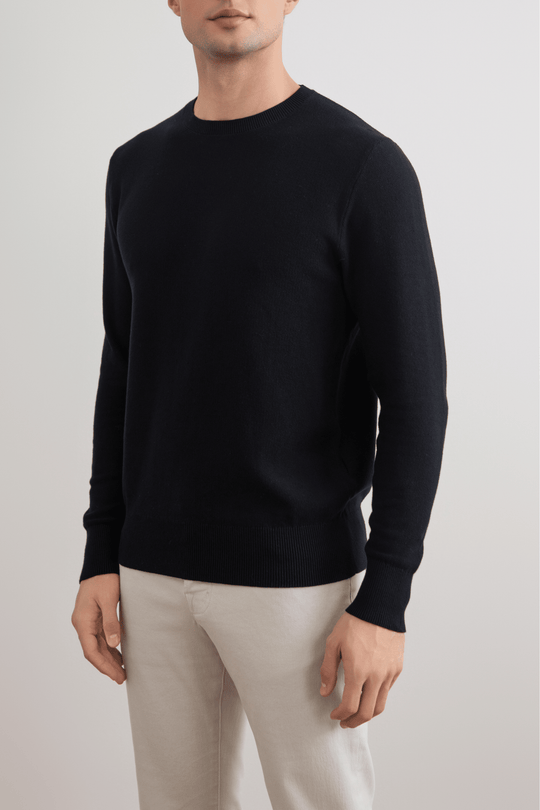 Zwarte 18mil Crewneck Sweater